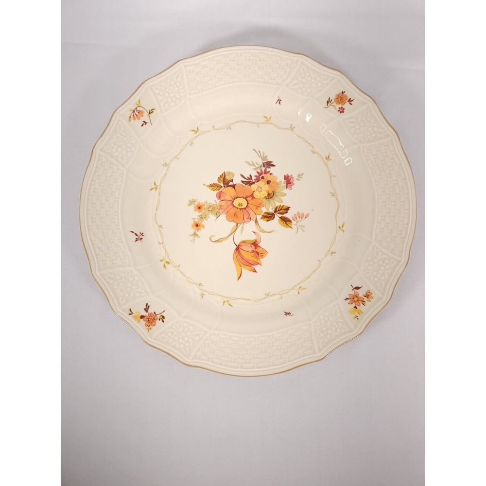 Mikasa Vintage Fine China Marseilles Round Serving Platter‎ 12.5" Floral